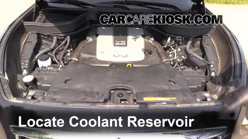 Oil & Filter Change 2013 Infiniti FX37 3.7L V6